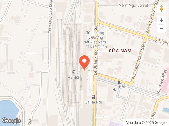 Hanoi Train Station Map